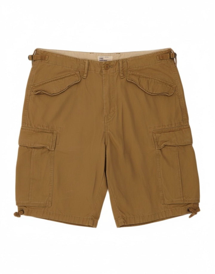 GAP Mens Khakis Cargo Shorts W36 Large  Beige Cotton