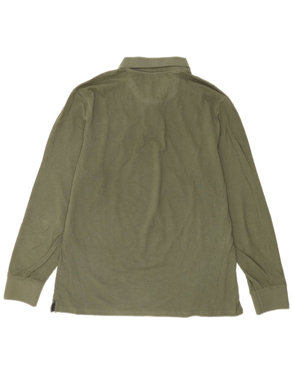 North Sails Polo De Manga Larga Hombre XL Algodón Verde