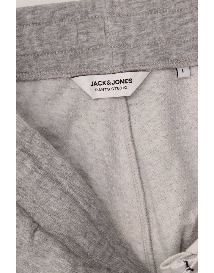 Jack & Jones Hombre Pantalones De Chándal Joggers Large Gris