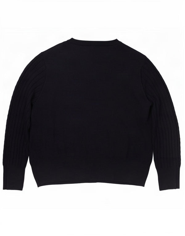 Marks & Spencer Cárdigan para Mujer UK 24 4XL Viscosa Azul Marino