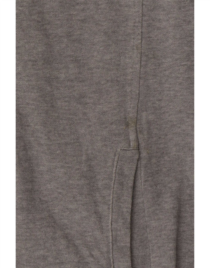 Adidas Mujer Chándal Top Chaqueta Reino Unido 16 Grande Gris Algodón