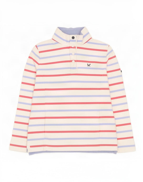Crew Clothing Sudadera para mujer Jumper UK 12 Medium White Stripes