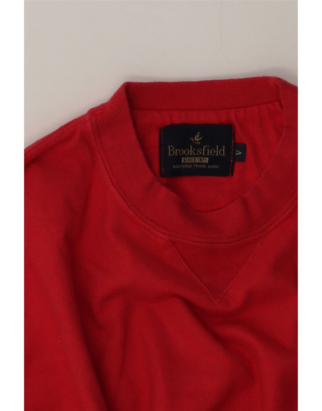 Brooksfield - Sudadera para hombre, color rojo