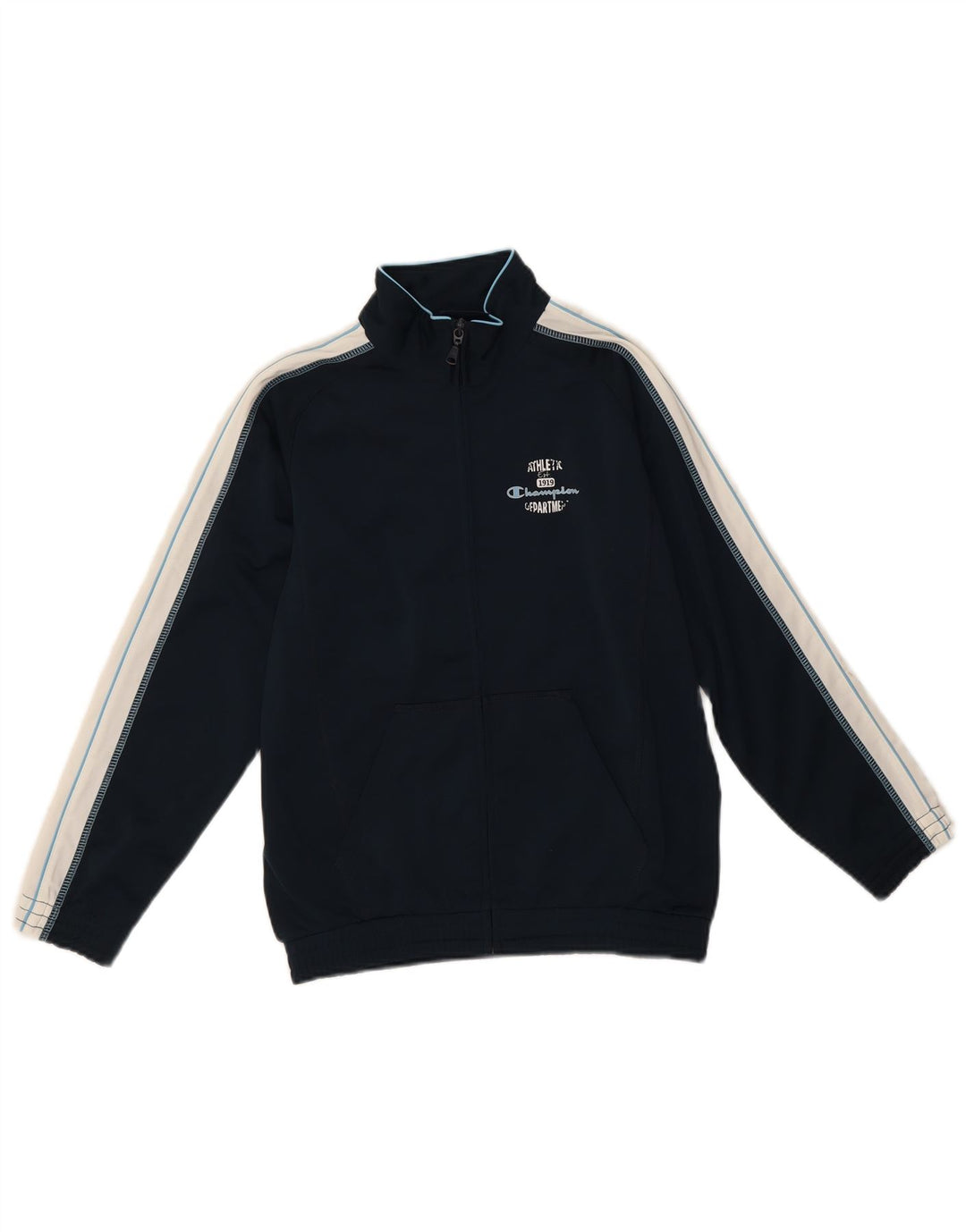 Champion Chaqueta de chándal para niños 9-10 años Mediana Azul Marino Colorblock
