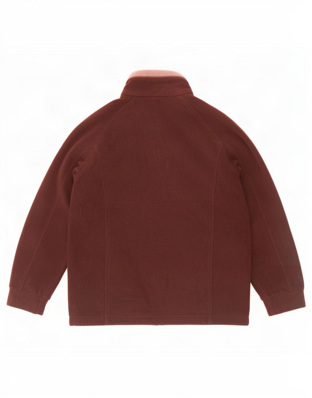 Marks & Spencer Chaqueta polar para mujer UK 40 Small Marrón Colorblock