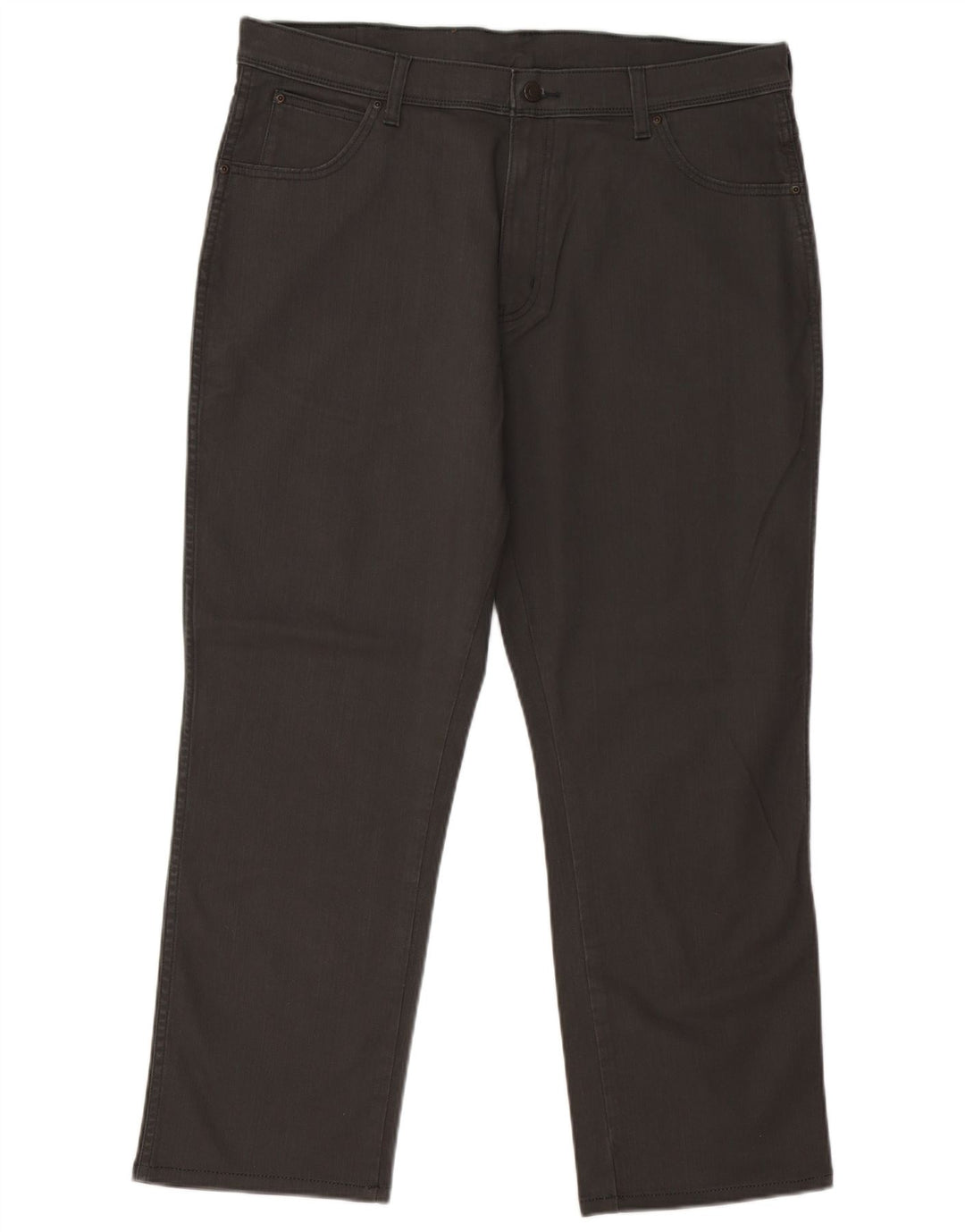 Wrangler Vaqueros rectos para hombre W38 L30 Algodón gris