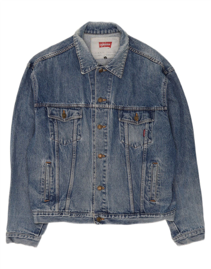 CARRERA Mens Denim Jacket UK 42 XL Blue Vintage Carrera and Second-Hand Carrera from Messina Hembry 
