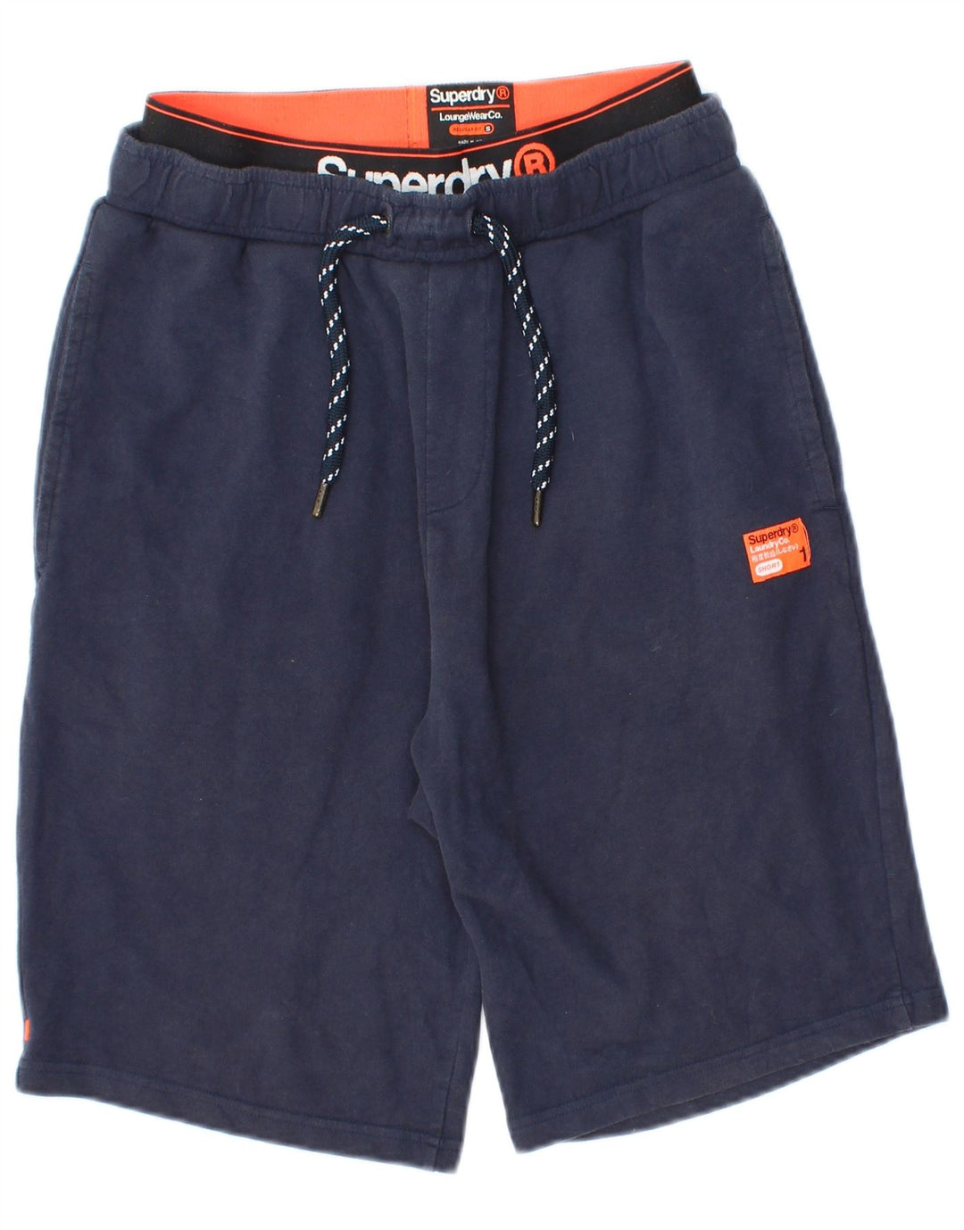 Superdry Pantalones cortos deportivos de corte regular para hombre, talla pequeña, azul marino
