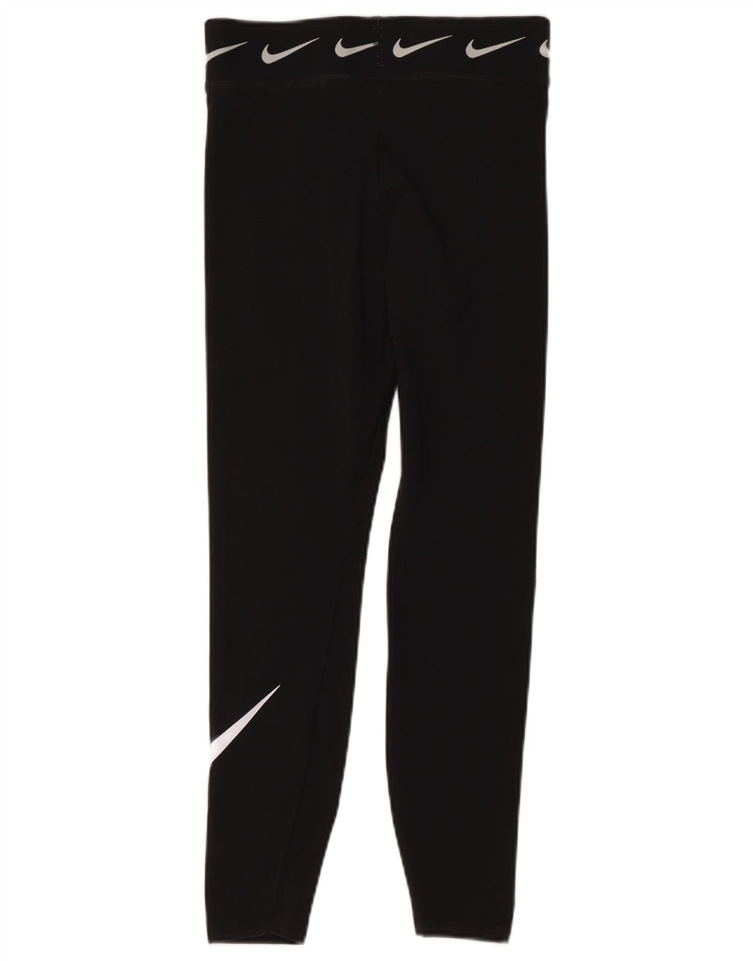 Nike Leggings cortos gráficos para mujer UK 12 Mediano Negro Algodón