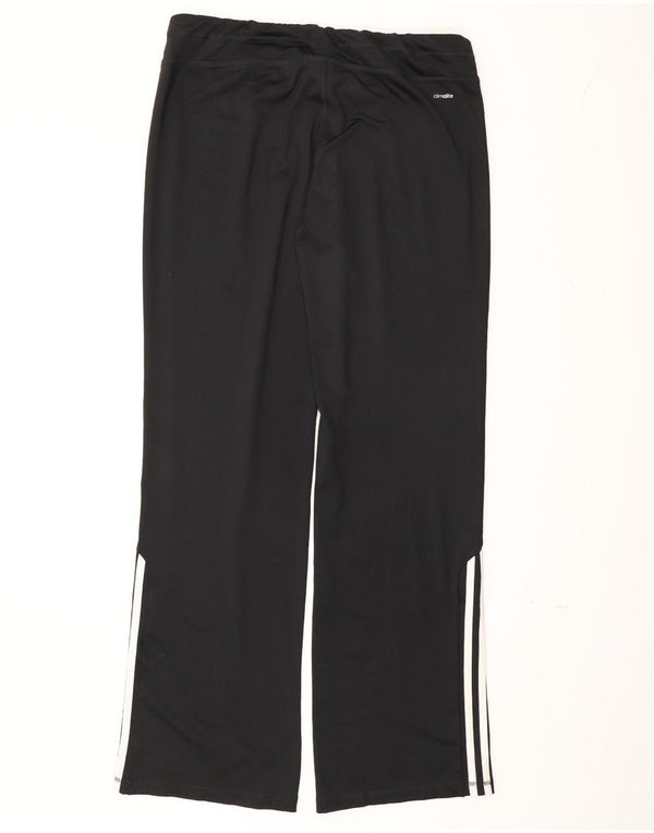 Adidas Mujer Climalite Chándal Pantalones UK 16/18 Grande Negro Poliéster