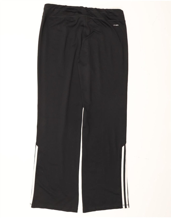 Adidas Mujer Climalite Chándal Pantalones UK 16/18 Grande Negro Poliéster