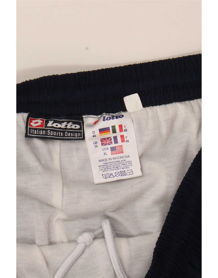 Lotto Pantalones de chándal para mujer UK 46 Large Azul marino Poliéster