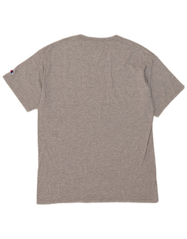 Champion Camiseta gráfica DePAUL para hombre Top grande de algodón gris