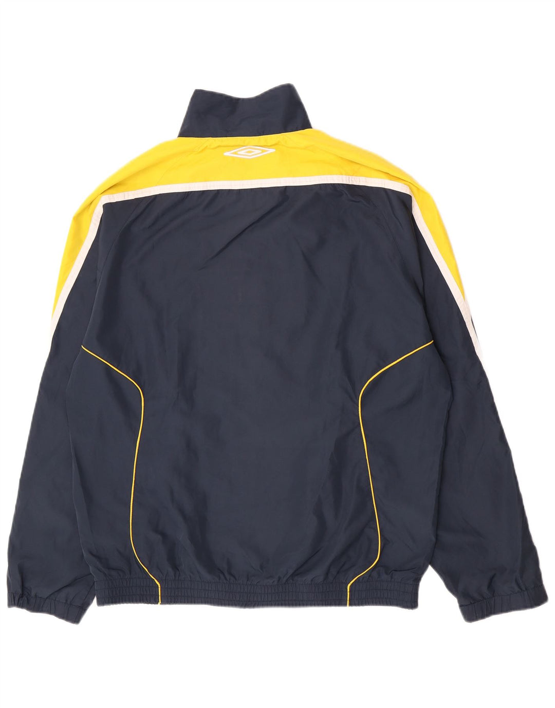 Umbro Hombre Chándal Top Chaqueta XL Azul Marino Colorblock Poliéster