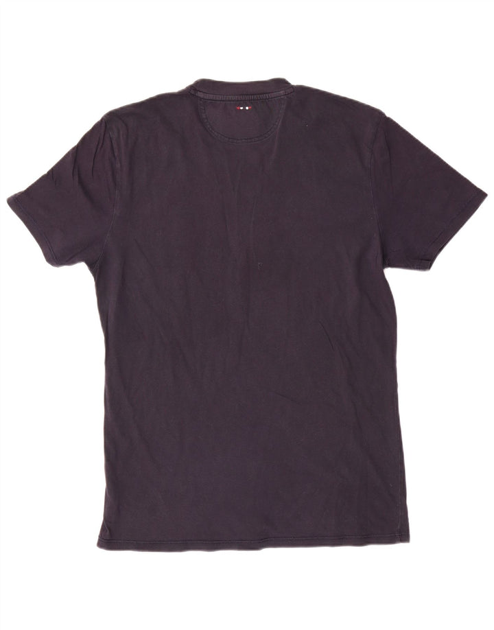 NAPAPIJRI Camiseta gráfica para hombre Top Medium Azul marino