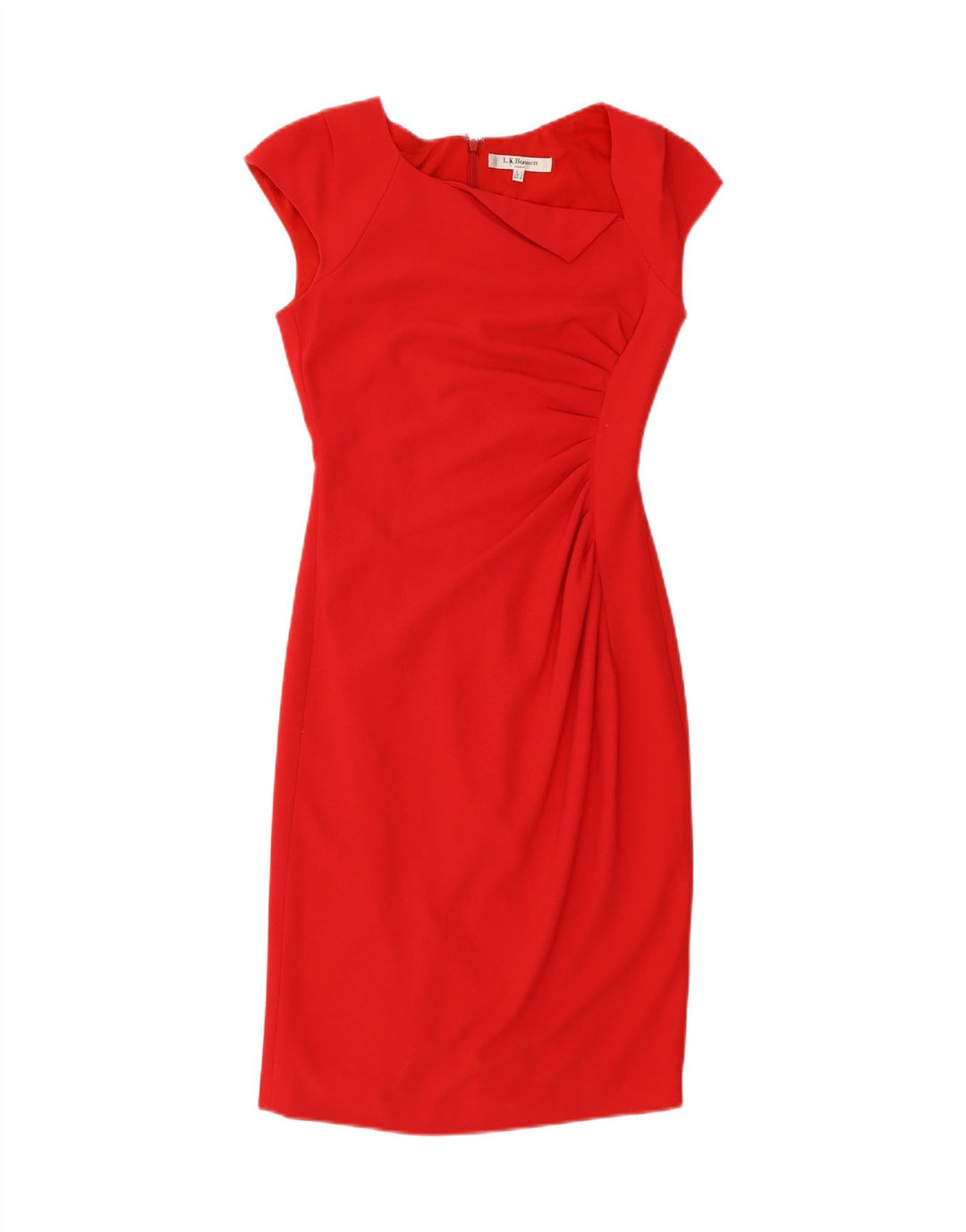 L.K. BENNETT Womens Sheath Dress UK 10 Small  Red Polyester