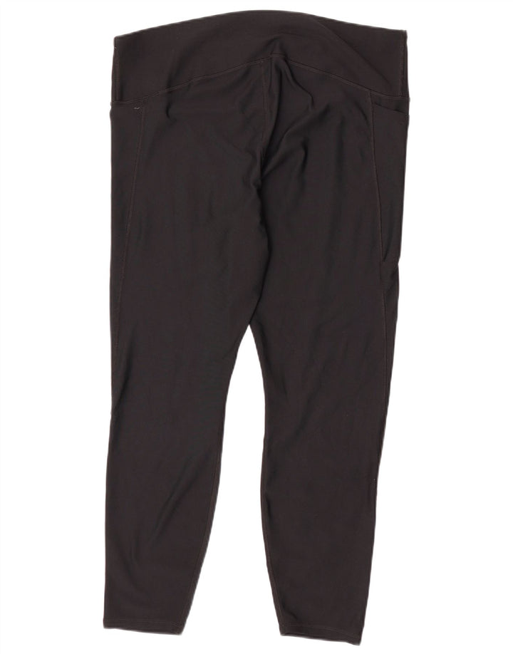 Under Armour Leggings capri para mujer UK 20 2XL Poliéster negro
