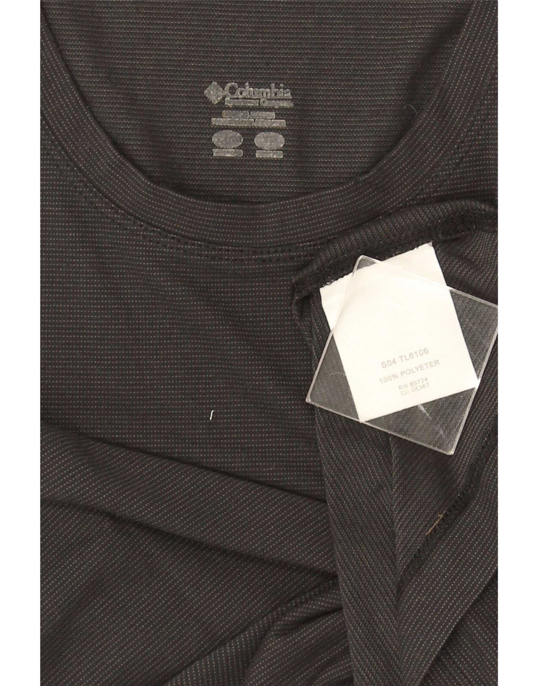 Columbia Camiseta para mujer Top UK 12 Medium Negro Poliéster