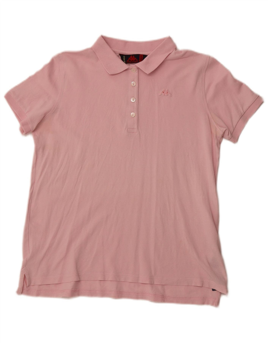KAPPA Polo para mujer UK 12 Algodón rosa medio