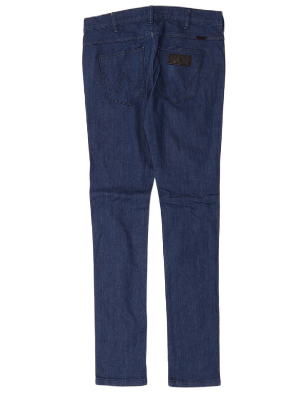 Wrangler Vaqueros Ajustados Stranglers para Mujer W32 L33 Azul