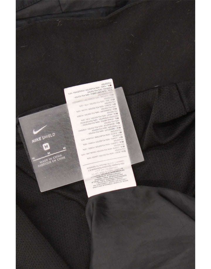 Nike Chaqueta impermeable con capucha gráfica para hombre UK 38 Medium Azul marino Poliéster