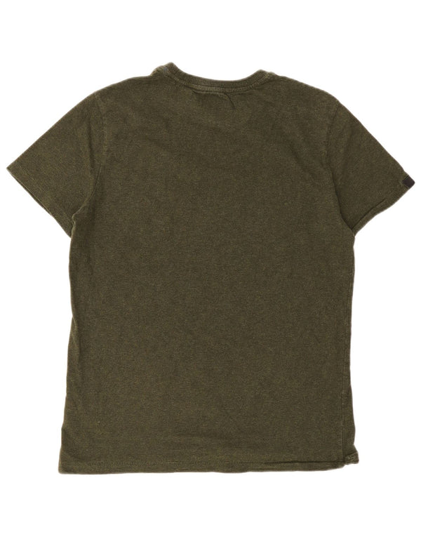 Superdry Camiseta con gráfico gráfico para hombre, talla grande, de algodón caqui