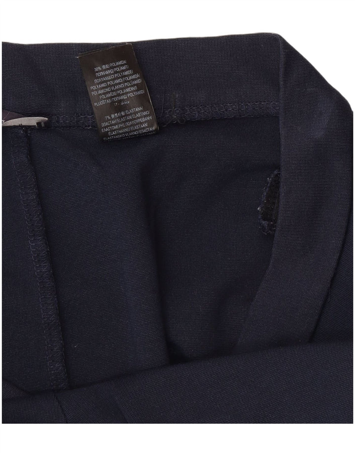 Marks & Spencer Falda midi para mujer UK 12 Medium W30 Poliamida azul marino