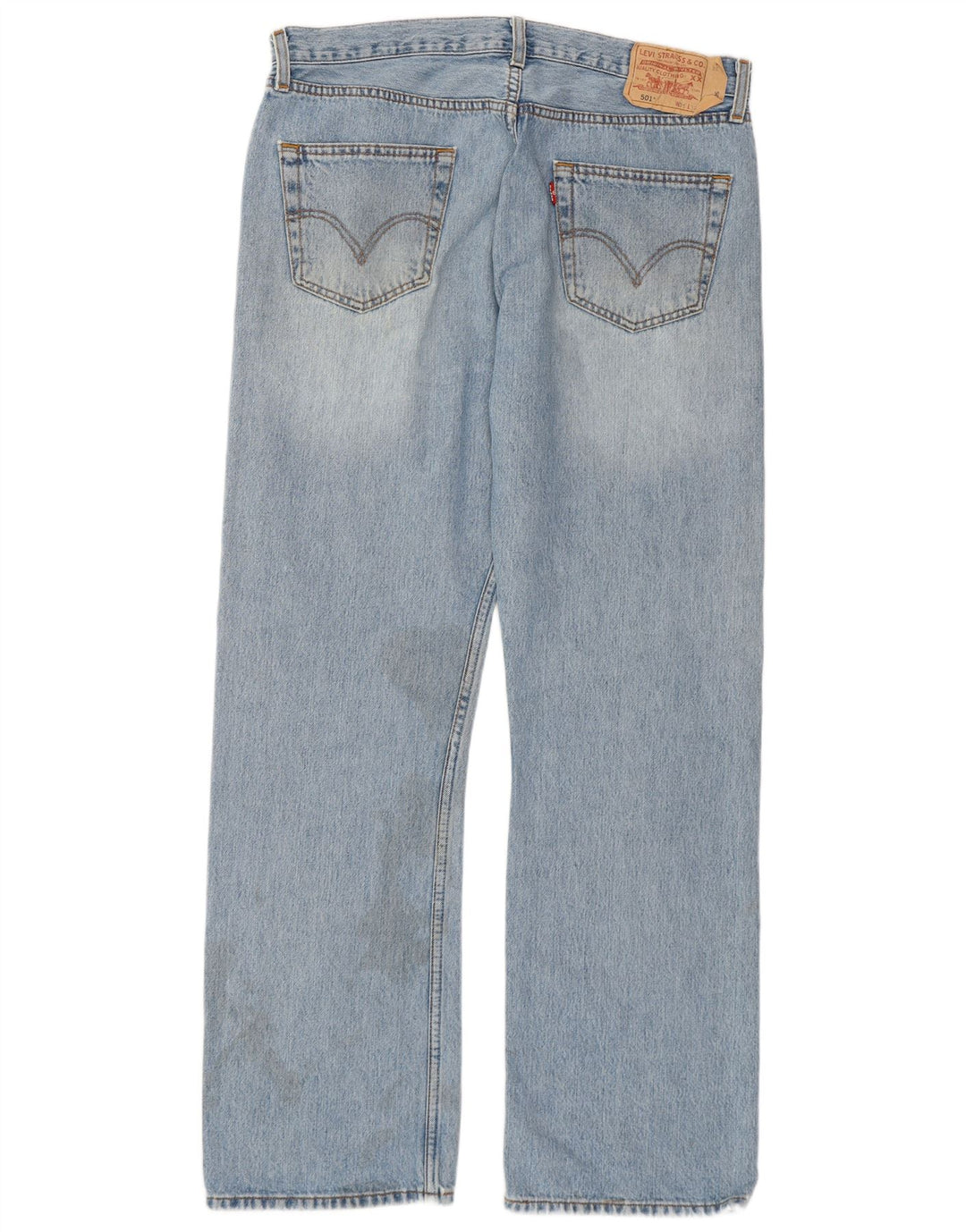 Levi's Hombre 501 Vaqueros Rectos W36 L32 Algodón Azul