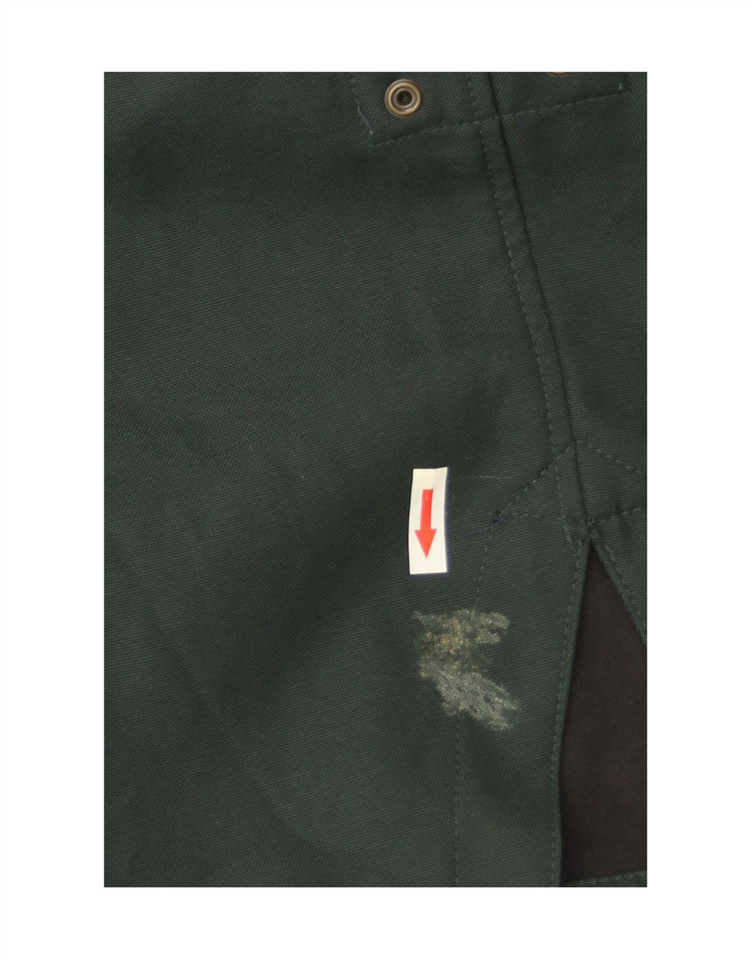 Zara Mens Chaqueta Parka Con Capucha UK 36 Small Verde