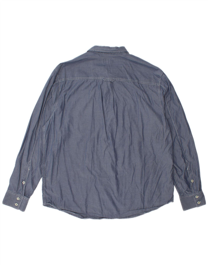 Camisa Tommy Bahama Hombre Modern Fit XL Azul Lyocell