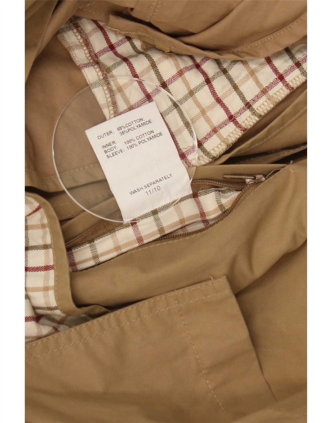 Gabardina Barbour para hombre Reino Unido 40 Algodón beige grande