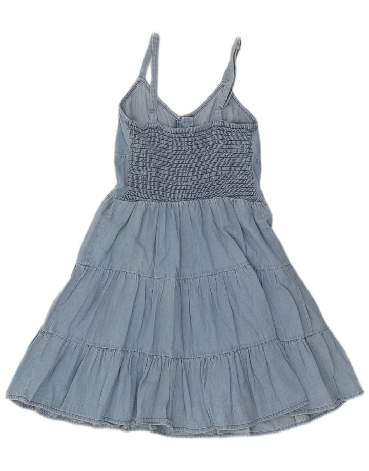 Lipsy Vestido de verano para mujer UK 8 Small Azul Algodón