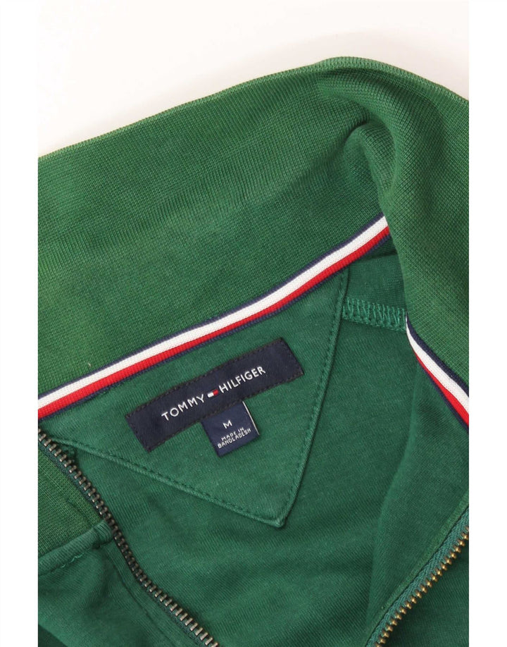 Tommy Hilfiger Chaqueta tipo chándal con diseño color block en verde medio