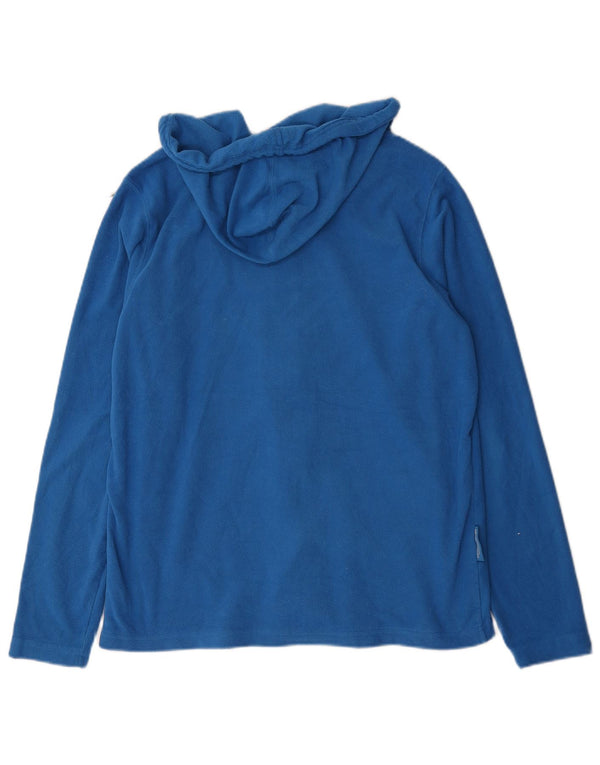 Mountain Warehouse Chaqueta polar con capucha para hombre UK 38 Poliéster azul medio