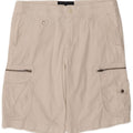 French Connection Pantalones cortos tipo cargo para hombre W36 Algodón blanco grande