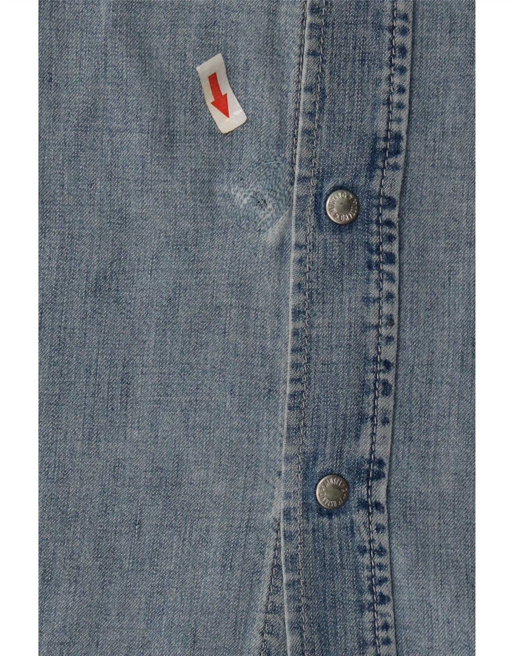 Mustang Vestido Vaquero Sin Mangas para Mujer UK 44 Azul Medio