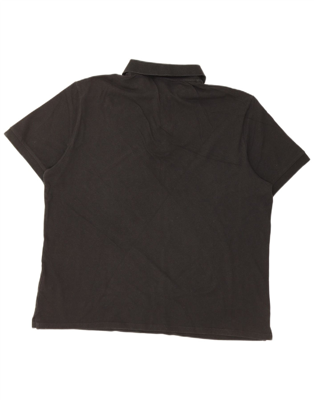 TRUSSARDI JEANS Polo para hombre 3XL Negro Algodón