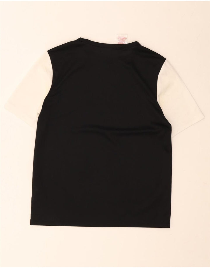 Adidas Camiseta para niño Top 13-14 años Negro Colorblock Poliéster