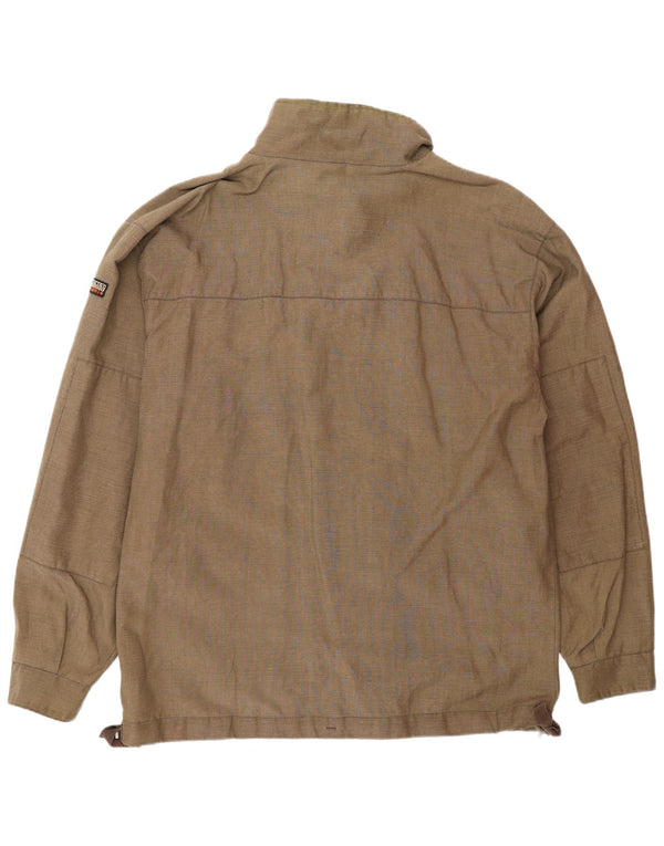 Napapijri Chaqueta utilitaria para hombre UK 40 Large Caqui Poliéster