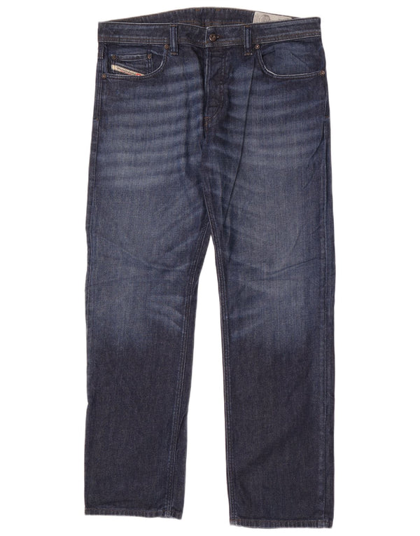 Diesel Vaqueros Rectos Hombre W36 L32 Algodón Azul