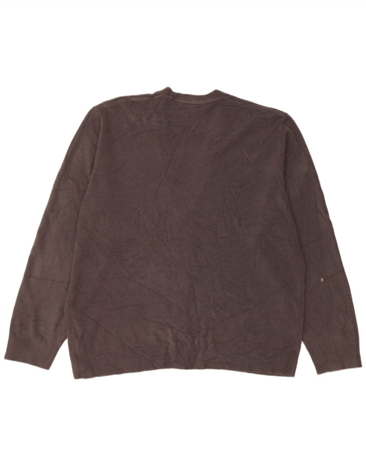 Marks & Spencer - Cárdigan para hombre (2XL), color gris acrílico