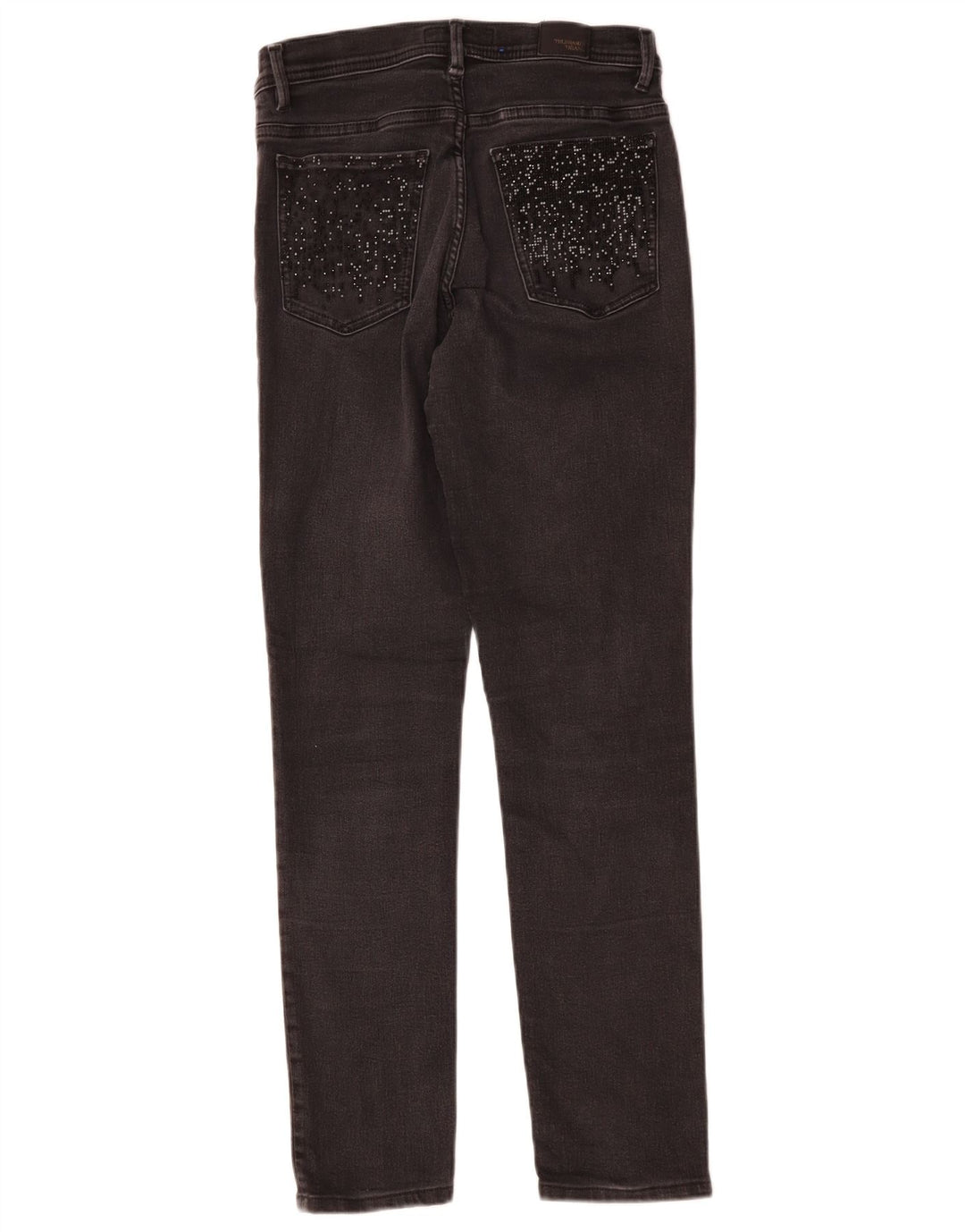 Vaqueros Trussardi Mujer Slim W27 L27 Gris Algodón