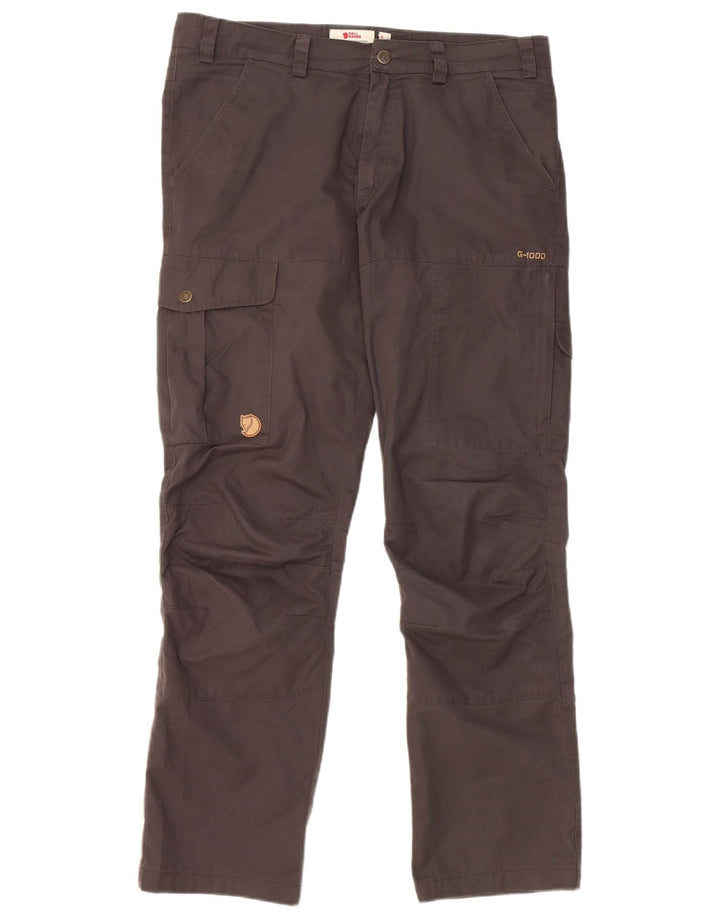 Fjall Raven Pantalones cargo rectos para hombre EU 48 Medium W32 L31 Gris