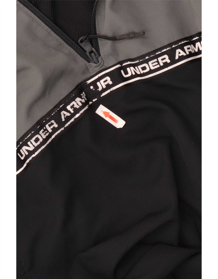 Under Armour Chaqueta de chándal gráfica para hombre, talla 36, color negro