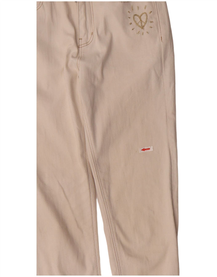 Vaqueros DESIGUAL Mujer Slim W28 L27 Algodón Blanco Roto