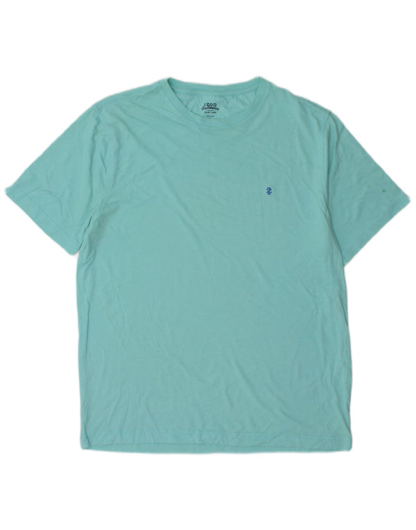 IZOD Camiseta de agua salada para hombre Top Small Blue Cotton