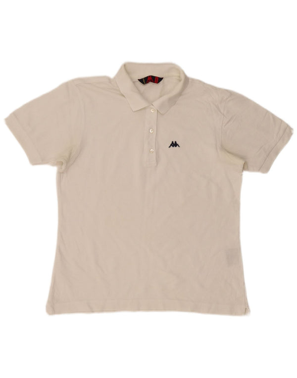 Kappa Polo Hombre XL Off White Algodón