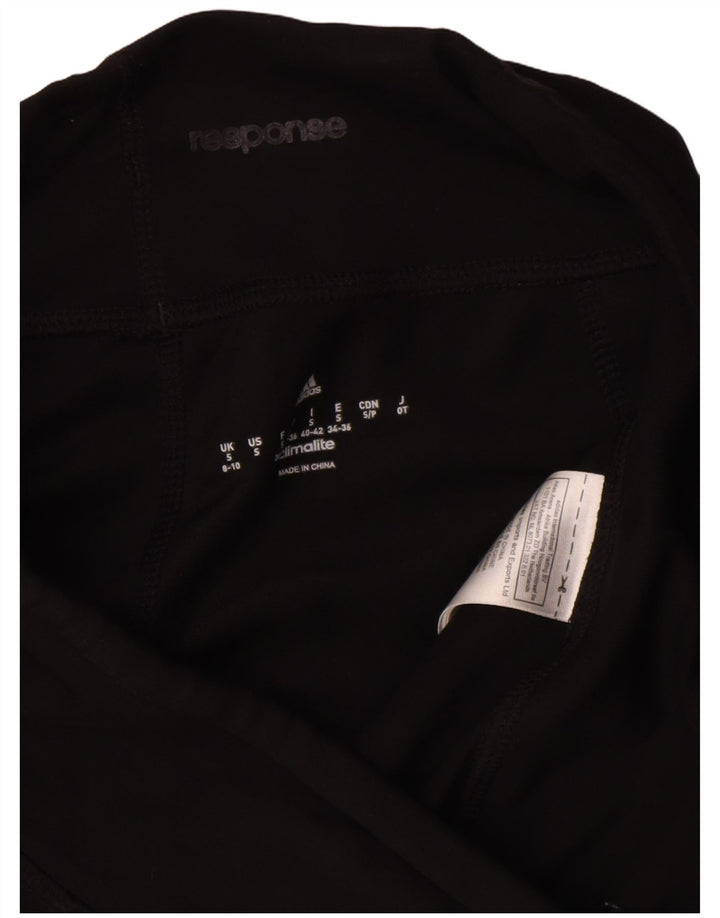 Adidas Leggings Response para mujer Reino Unido 10 Pequeño Negro Poliéster Deportes