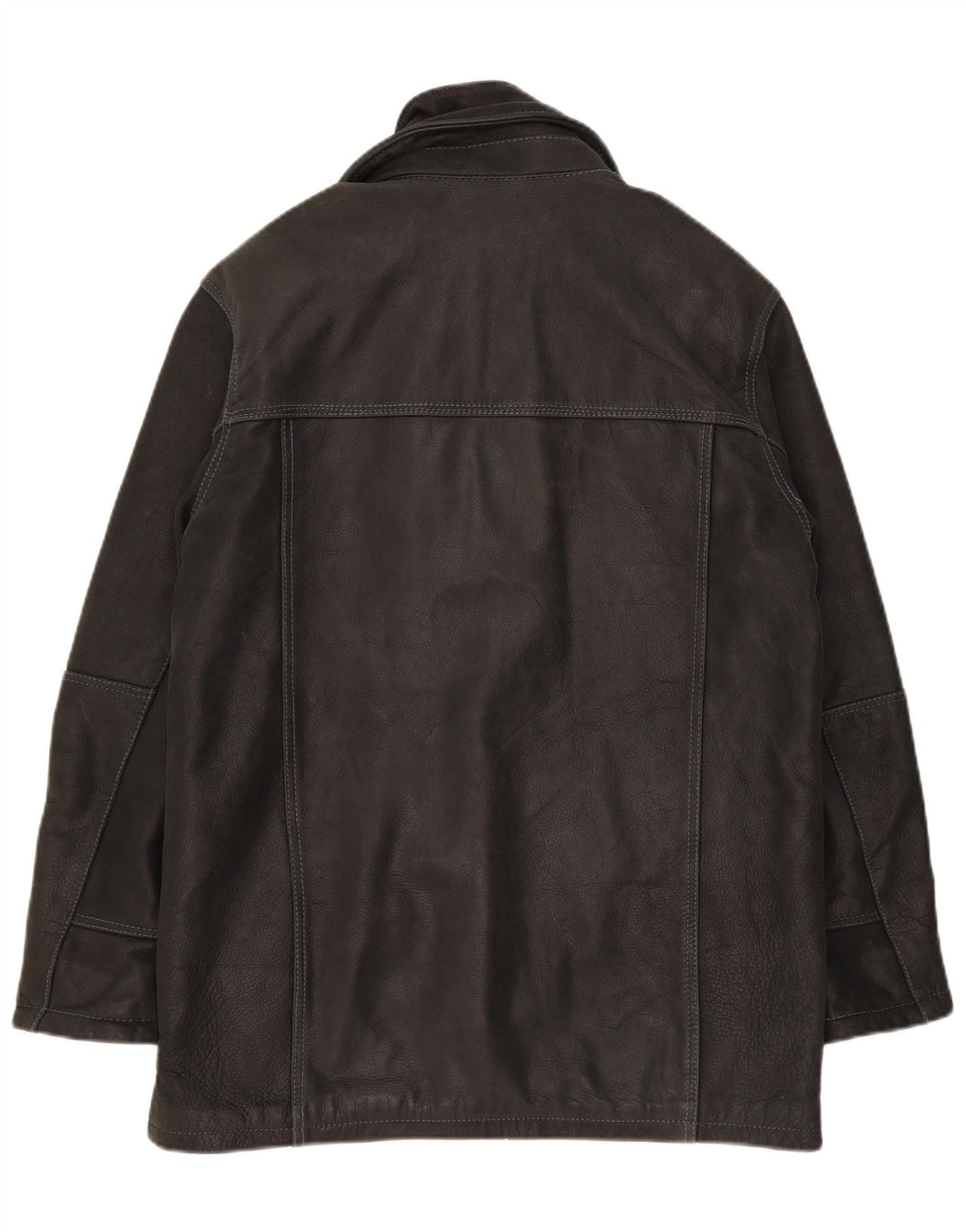Scandianavia Chaqueta de cuero para hombre UK 36 Small Grey