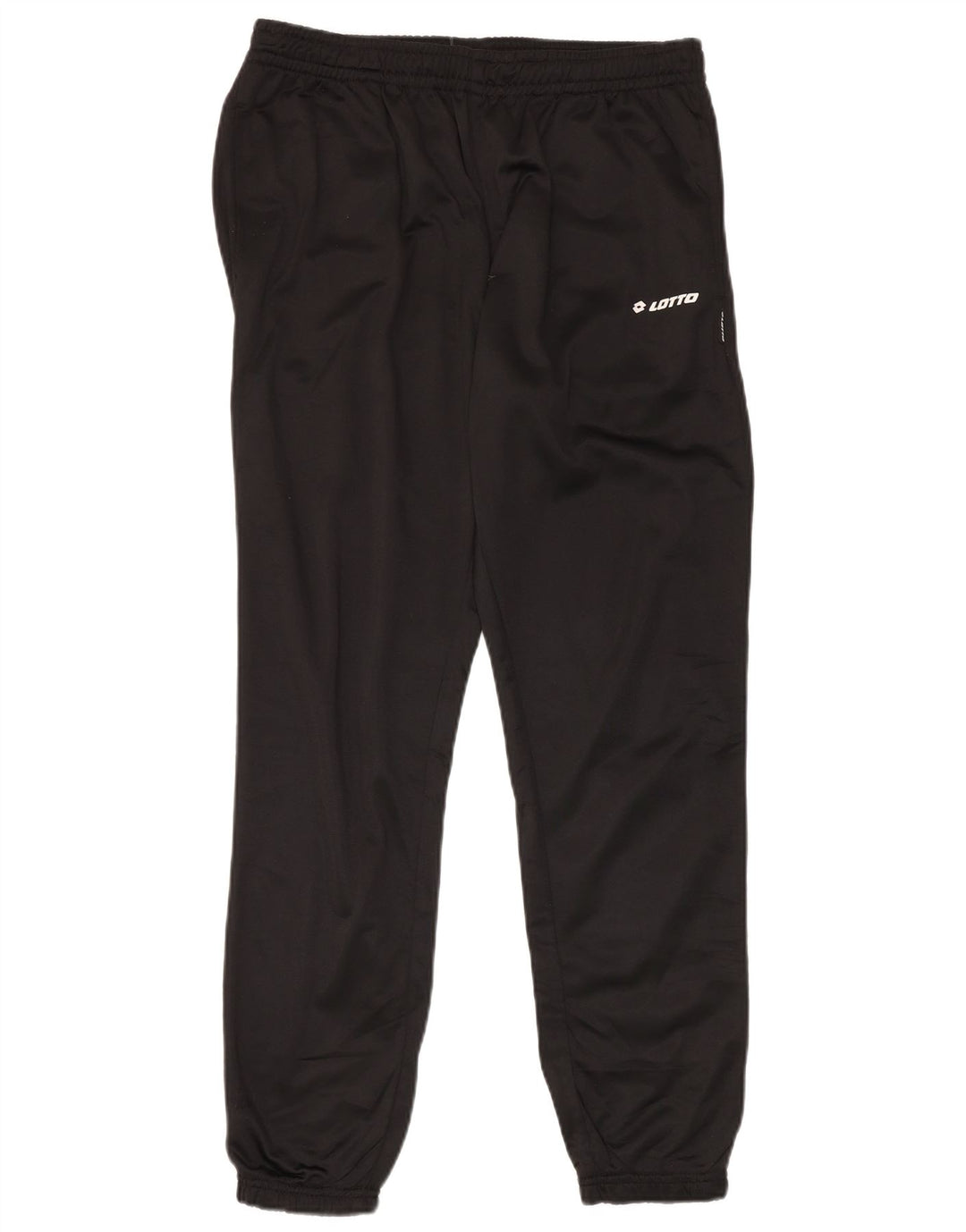 Lotto Hombre Pantalones De Chándal Joggers Large Negro Poliéster